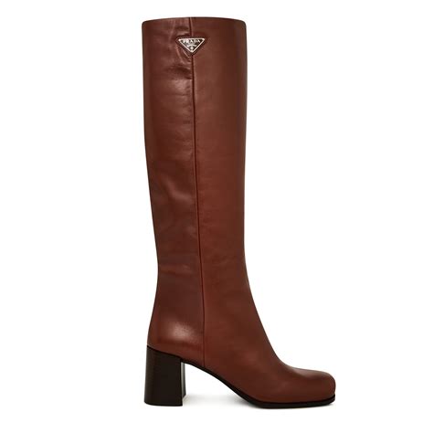 stivali strisce multicolor prada|Stivali Leather Knee Boots By Prada .